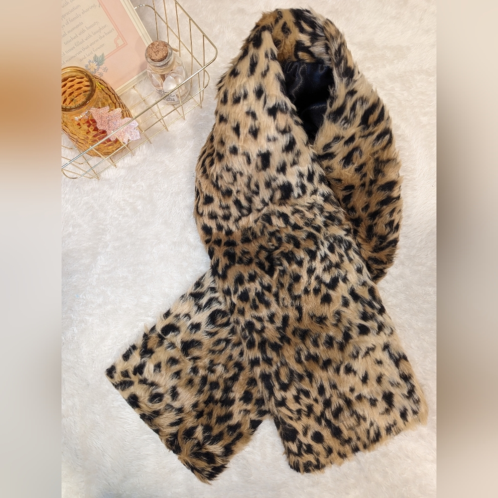 Animal print scarf